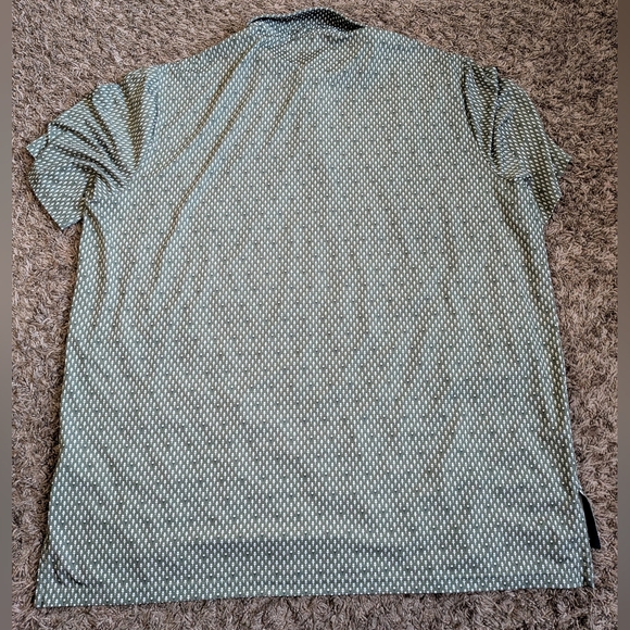 RLX Ralph Lauren Burgundy Polka Dot & Green Golf Tees AOP Bellagio Polo XXL - Picture 7 of 10